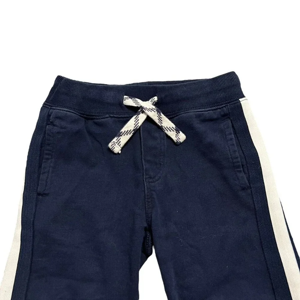 Gymboree Sz S (5-6) Navy & White Stripe Sweatpants
